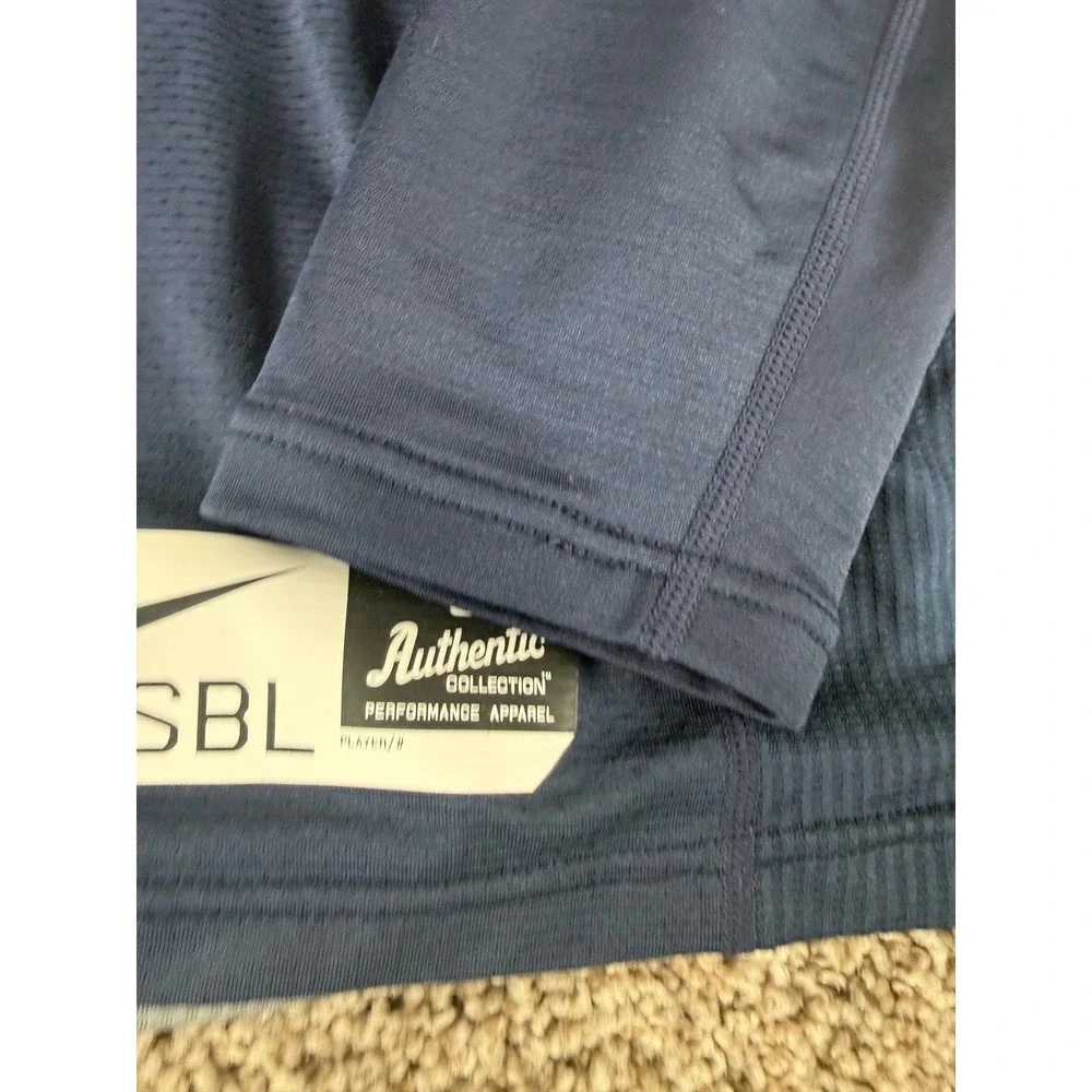 Nike Pro San Diego Padres MLB Authentic Collection Dri-FIT Shirt Mens XL Navy